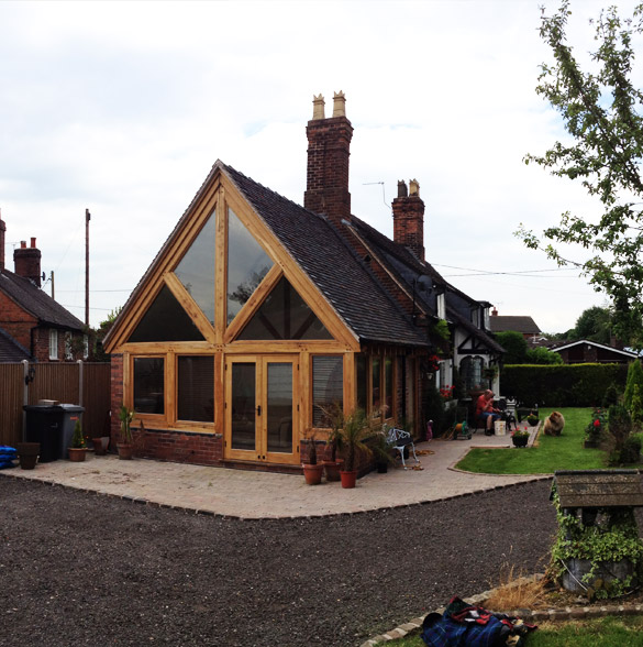 A property renovation in Crewe - external view